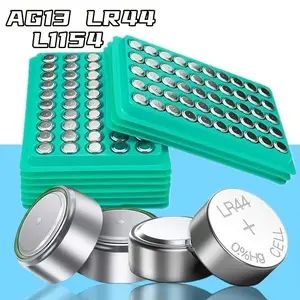 Ag13 Lr44 Alkaline Battery, 1.5v Button Cell, Industrial Packaging, Replacement Battery, A76 357 303 1154, 0.02-0.8 Wh Capacity