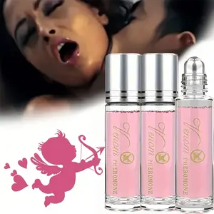 Women's Pheromone Perfume Roll-On, Long-Lasting Romantic Sweet Floral Scent, Portable Mini Roller Fragrance Oil, Travel-Size Gift for Dating & Daily Use, Pheromones Perfume Women