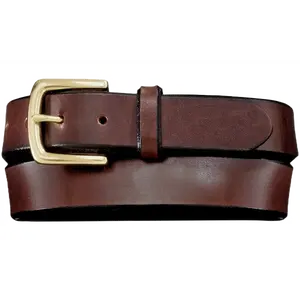 Leegin Men's Brown English Bevel Latigo Belt 21807