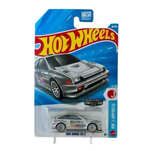 Hot Wheels 1985 Honda CR-X Zamac HW J-Imports 1:64 Diecast Car restock