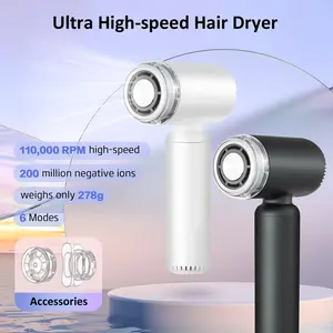 Negative lonic High-speed Hair Dryer With Magnetic Attachments, Heat Damage Protection Blow Dryer