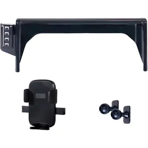 for Toyota RAV4 Phone Mount Holder 2025 2024 2023 2022 2021 2020 2019 Accessories Accessory, Car Phone Mount Holder Compatible with Toyota RAV4 7" 8" Screen, Plastic Black