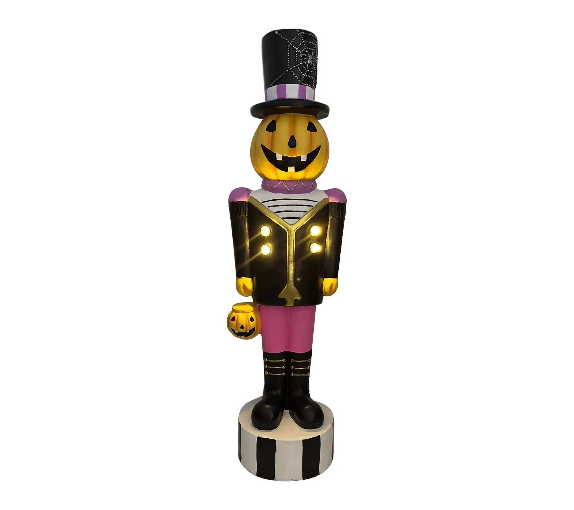 Haunted Hill Farm 4-ft. Pumpkin Head Halloween Nutcracker Haunted Hill Farm 4-ft. Pumpkin Head Halloween Nutcracker