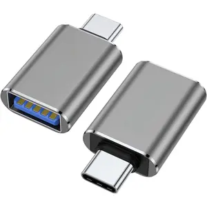 USB C to USB Adapter [2-Pack], Thunderbolt 3 to USB 3.0 OTG Adapter Compatible with MacBook Pro,Chromebook,Pixelbook, Surface Go, Galaxy S10 S20 S21 S22 Ultra, 15 16 17 Pro Max