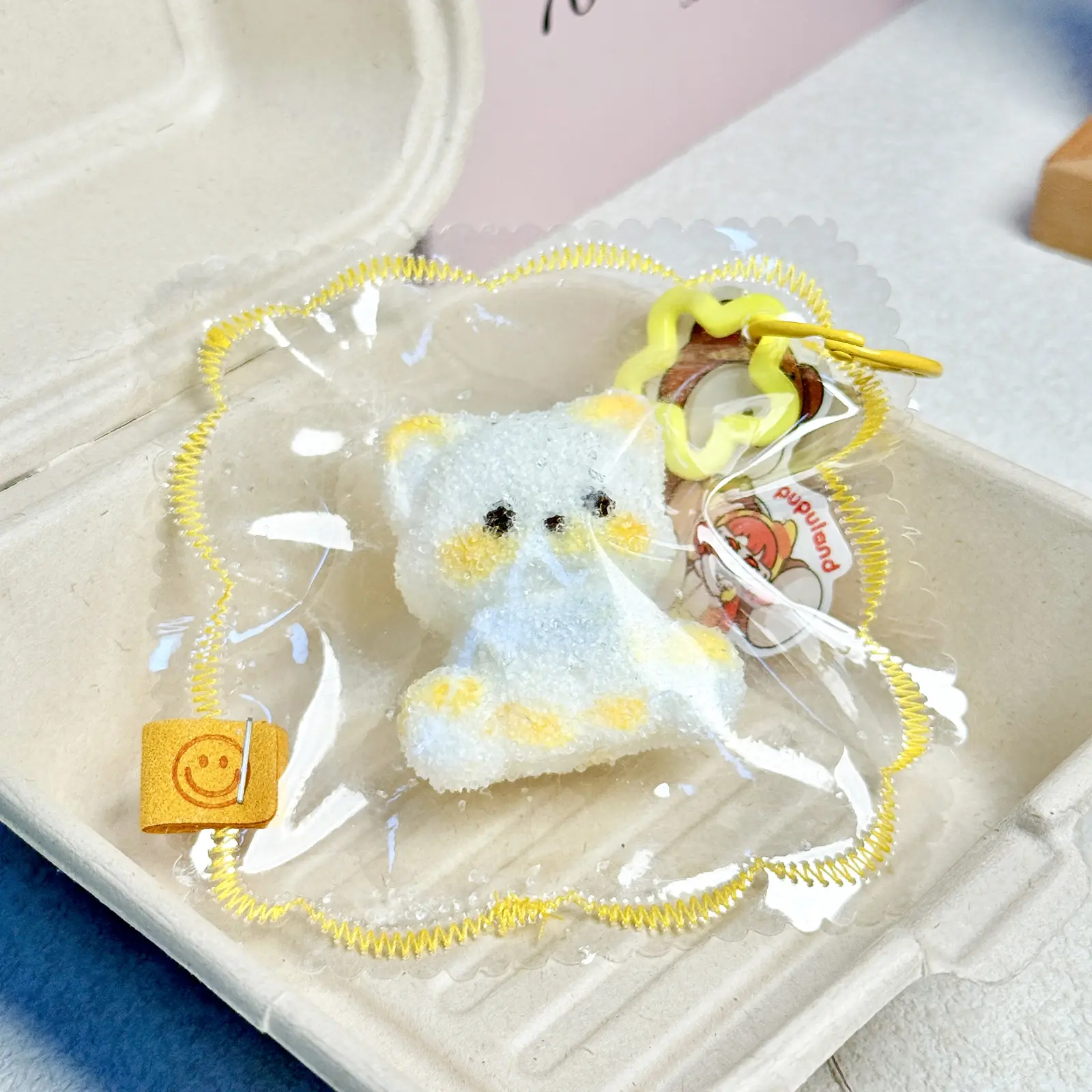 【Buy 3 Get 1 Free】Small Blue Fox Squishies Toys, Unisex Food-Grade Silicone Slow-Rising Handmade Non-Toxic Taba Squishy Sensory Squeeze Toys with Thick Creamy Slime Texture for Stress Relief