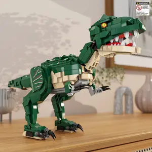 861pcs Velociraptor Building Block Toy Set, Stem Building Blocks, Creative Building Block, Dinosaur Model Kit for Kids Age 6+, Collectible Desk Decor Gift for Christmas & Birthdays, Building Block Sets, Bricks