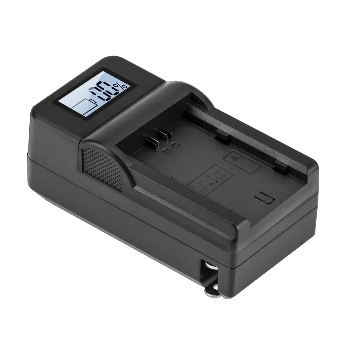Compact Green Smart Camera Charger with LCD Display, Foldable Design, Plug-In Charging for Fuji NP-W235 Camera Accessories