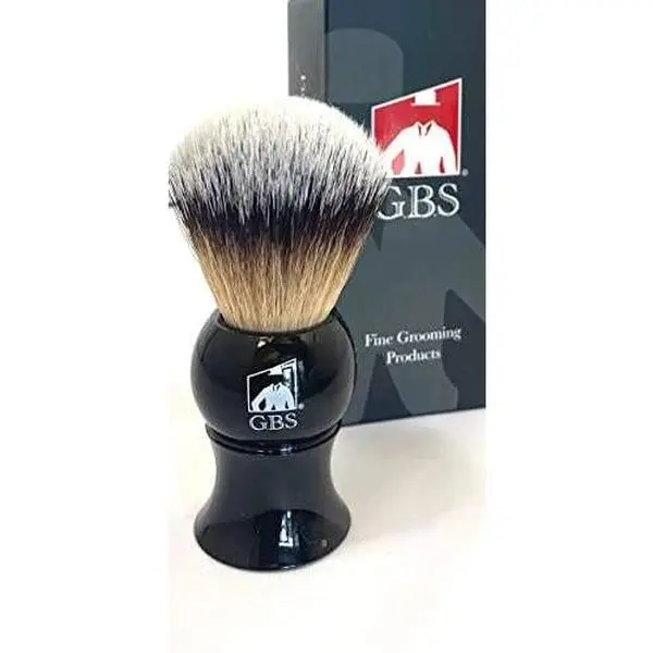 G.B.S Men's Synthetic Shaving Brush, Ultimate Wet Shaving designed for the Best Shave Case Daily