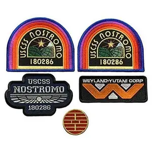 Alien U.S.C.S.S. Nostromo Weyland Yutani Patch (Bundle 5PC-Iron on-sew on)