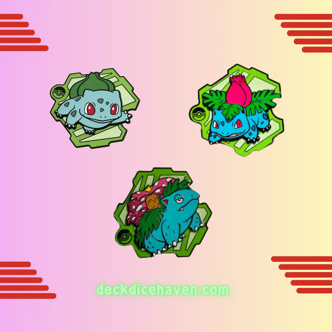 151 Puzzle Fridge Magnet-Bulbasaur-Ivysaur-Venusaur