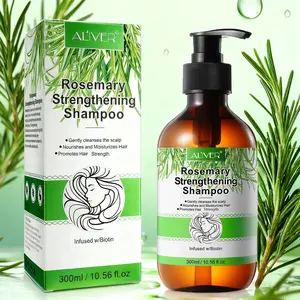 ALIVER Rosemary Volume Repair Shampoo, cleanses and moisturizes the scalp, suitable for dry, fragile, and brittle hair.