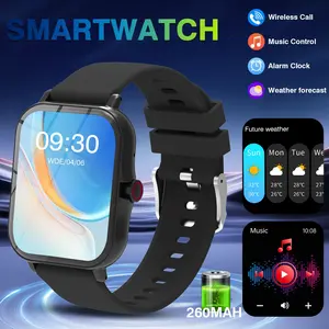 Full touch screen smart watch, wireless phone, multiple sports modes, alarm, large-capacity lithium battery, high-definition screen, various app notifications, for Android and iPhone systems, Multifunctional smart watch, an ideal gift!