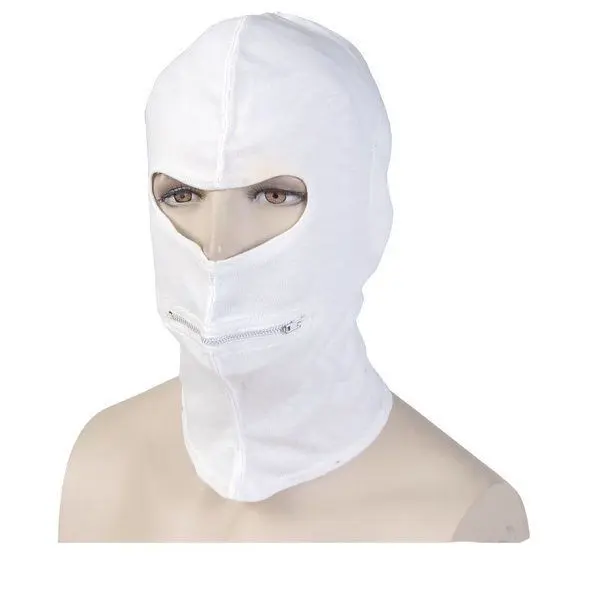 Italian Alpine Balaclava - New Never Issued Military Surplus Wool-Blend Face Mask with Zip-Open Mouth - Warm Breathable Moisture-Wicking