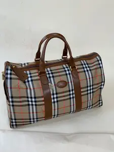 Pre-owned BURBERRY fabric Travel Bags Burberrys Duffle Bag