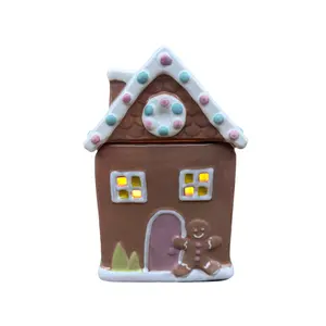 Gingerbread house Wax Melter Pastel Winter Christmas Essential Oil Warmer