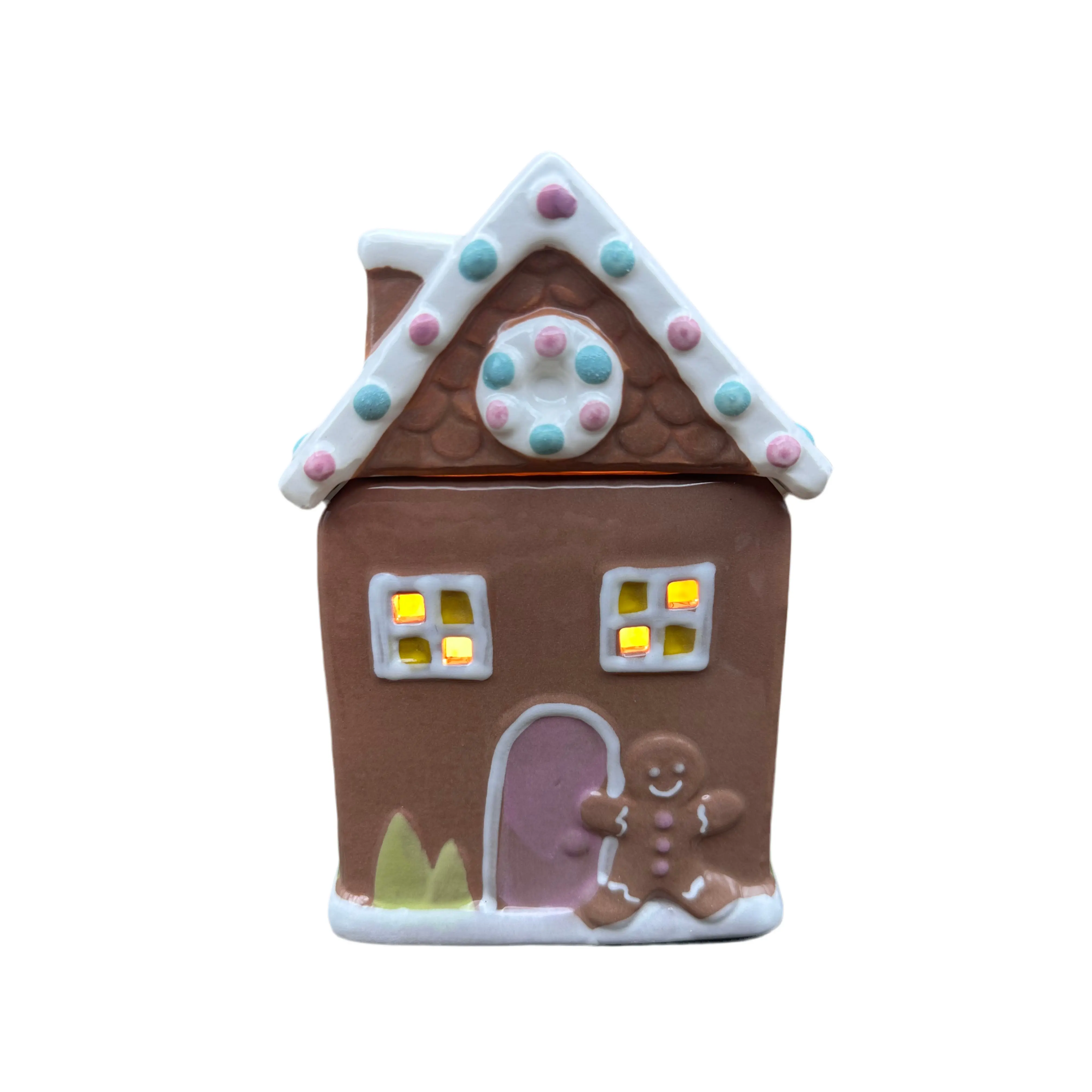 Gingerbread house Wax Melter Pastel Winter Christmas Essential Oil Warmer