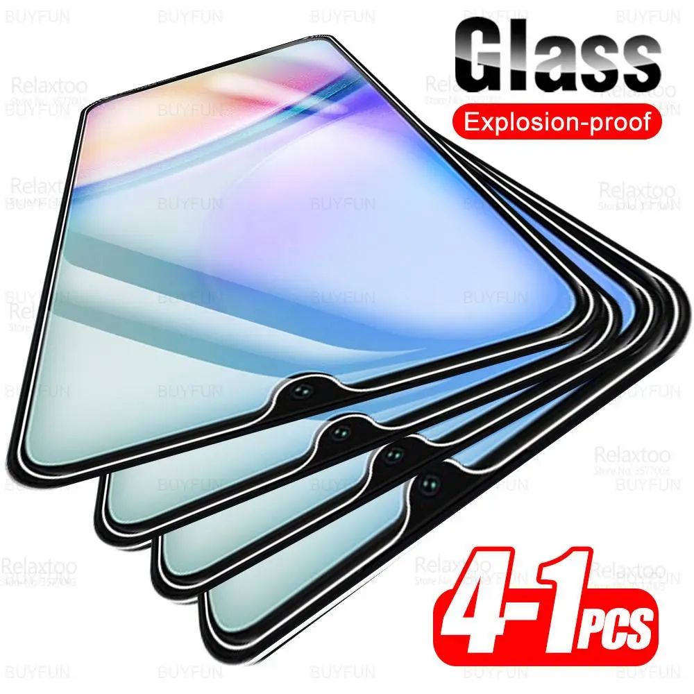 Lux-Screen - 1-4Pcs Tempered Glass For Samsung Galaxy A05s A05 A15 4G A25 A35 A55 5G A06 A16 A26 A36 A56 A07 A17 A27 A37 A57 Screen Protector