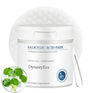 1% Salicylic Acid Pads for Face & Body – Exfoliating Toner Pads with Centella Asiatica, Hyaluronic Acid & Probiotics – Gentle Pore Clearing, Blackhead Removal, Skin Texture Refinement – 70 Count