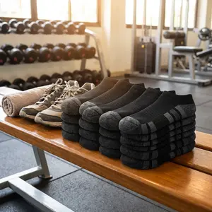 Men's 12 Pack Ankle Socks Low Cut - Cushioned Comfort Breathable Casual Athletic Socks for Daily Wear Sports Running Gym Workout Hiking Lightweight Moisture Wicking 12 Pairs