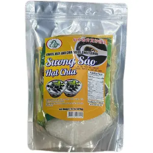 MTT Brand Grass Jelly And Chia Seed Dessert (Sương Sáo Hạt Chia) 14.7 oz