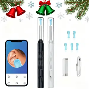 Smart Visual Earwax Cleaner with Camera and Light, Portable Kit for Safe Earwax Removal - Suitable for Home and Travel Use, Ear Cleaning Tools, Ear Care Devices, Travel Essentials, Smart Earwax Removal, Smart Devices, Earwax Cleaning, Ear Care, Ear