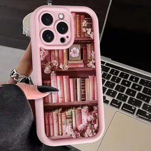 Book Design Phone Case, Aesthetic Decorative Anti-drop Cellphone Protective Case, Total Protective Shockproof Mobile Phone Cover with Protection for iPhone 6/7/8/X/Xs/XR/XS max/11/12/13/14/15 16 Pro max, Casing, Decorative Smartphone Protector
