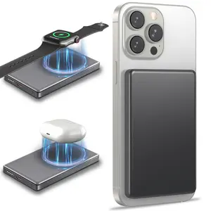 Magnetic Power Bank, Portable Wireless Power Bank, Wireless Charging Power Bank for Apple Devices, Essential 3C Digital Accessories for Travel, Electronic Gadgets, Wearable