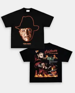 FREDDY KRUEGER TEE  ,Movie shirt , film lover tee, cinema t-shirt,director gift, Movie Buff Apparel, film festival Wear ,Cinema fan top ,HALLOWEEN