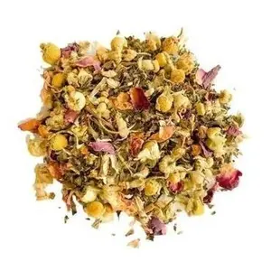 Restore (Sleep + Relaxation) Herbal Tea Blend with Natural Peppermint Ginger Root & Chamomile Caffeine-Free Blend for Pure Enjoyment Beverage