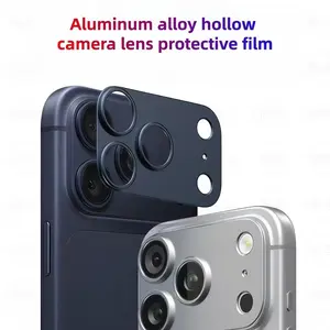 High quality integrated aluminum alloy camera lens protective film For IPhone 17 Pro Max 17 Pro Tempered Glass Lens Protection Accessories