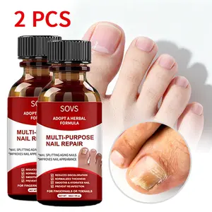 【New Year Picks】SOVS Extra Strength Toenail Fungus Treatment - 1 Fl Oz Antifungal Solution with Euphorbia Hirta for Damaged Nails & Multi-Purpose Nail Repair