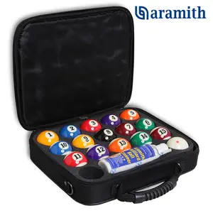 Super Aramith Pro Billiard Pool Ball set 2 1/4" w/Ball Case