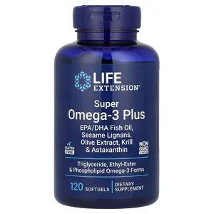 Life Extension Super Omega-3 Plus, 120 Softgels