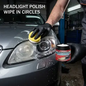 Car Headlight Restoration Agent, UV Protection, Waterproof, High Transparency, Night Driving Safety, Foggy Lens Repair, Pre-Sale Cleaning