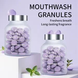 Chewable Oral Cleanser Tablets, 2-in-1 Solid Mouthwash and Toothpaste for Quick Cleansing and Fresh Breath