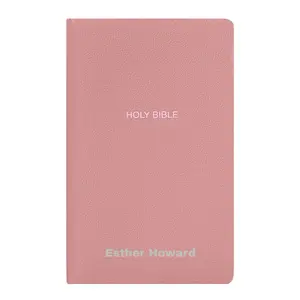 Custom NKJV Pink Standard Size Personalized Holy Bible Small Print - tiktok