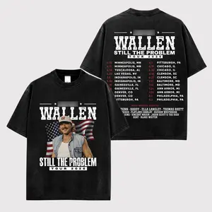 M. Wallen Tour 2026 Premium Cotton T-Shirt, Still The Problem Tour Shirt, Vintage Country Music T Shirt, Country Concert Merch, Aesthetic Streetwear Concert Outfit Gift