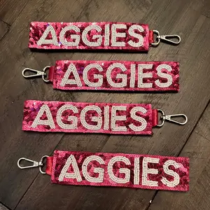 Texas A&M Sequin Aggies Keychain
