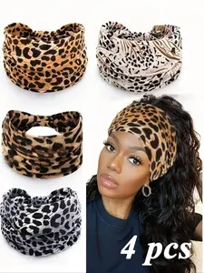 Vintage Paisley Headbands for Women, Boho Style Hairbands, Elastic Headbands, Workout Headband, Ideal for Yoga & Sports, Perfect Fall Winter Accessory Set