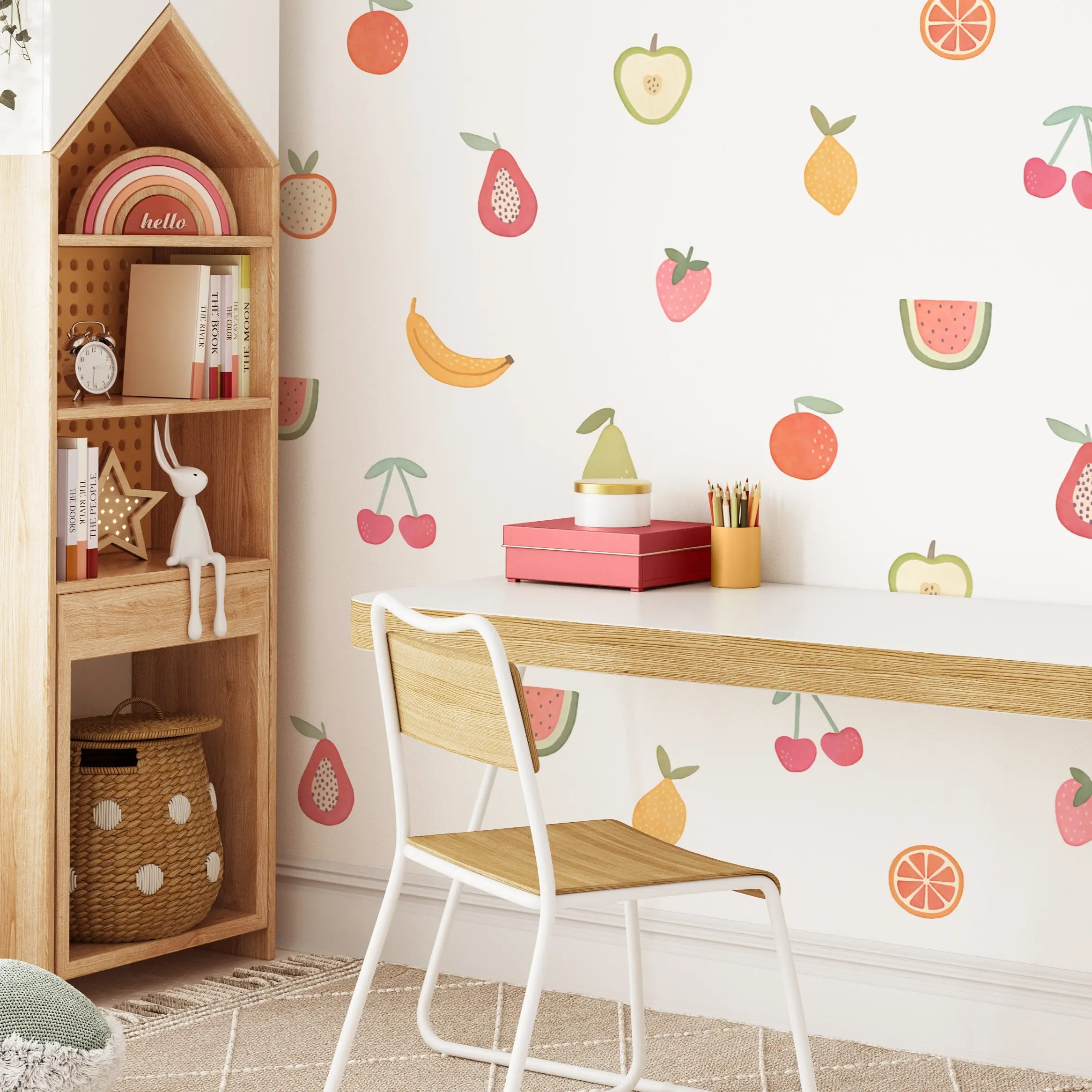 Fruit Wall Decals - Removable & Reusable Fabric Wall Stickers