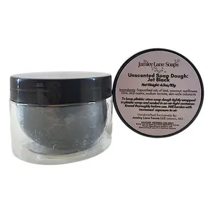 Jet Black Soap Dough 4oz Jar