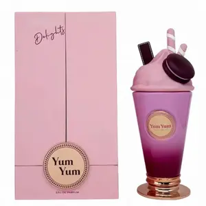 Luxurious YumYum Women's Perfume Spray 3.4 oz / 100 ml | Vanilla and powder fragrance, with sweet floral and fruity gourmet notes | Perfume designed for women | Soft and elegant, long-lasting scent, fully displaying gentle feminine charm