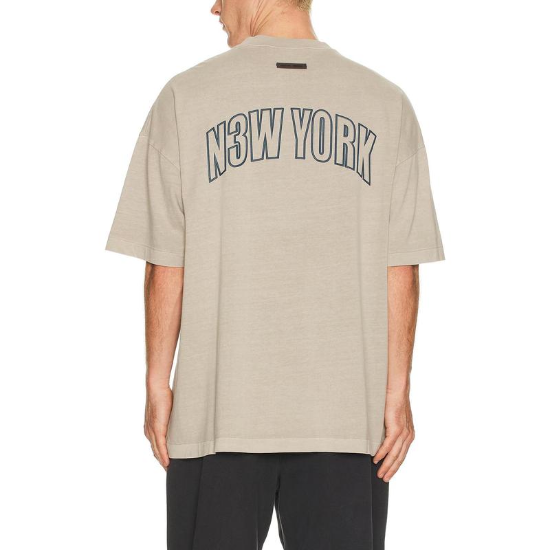 Fear of God ESSENTIALS 90'S Short Sleeve Tee in Smoke Grey