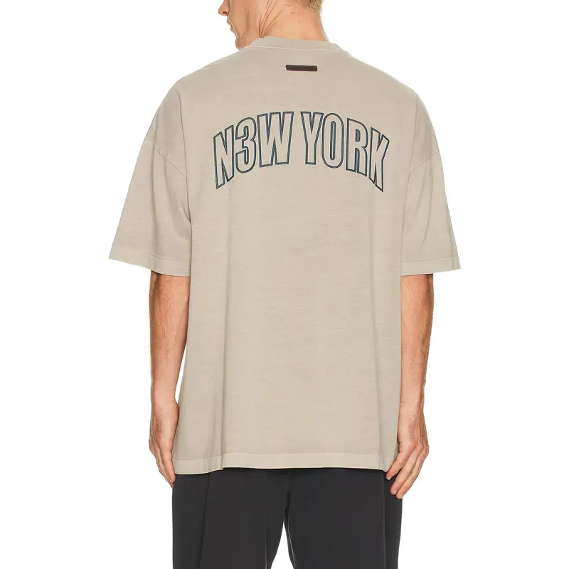 Fear of God ESSENTIALS 90'S Short Sleeve Tee in Smoke Grey