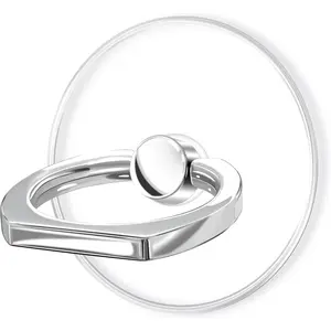 Transparent Clear Ring Grips Holder Kickstand, Finger Ring Stand For Cell Phone,Tablet Case Accessories(Round-Clear) (1)