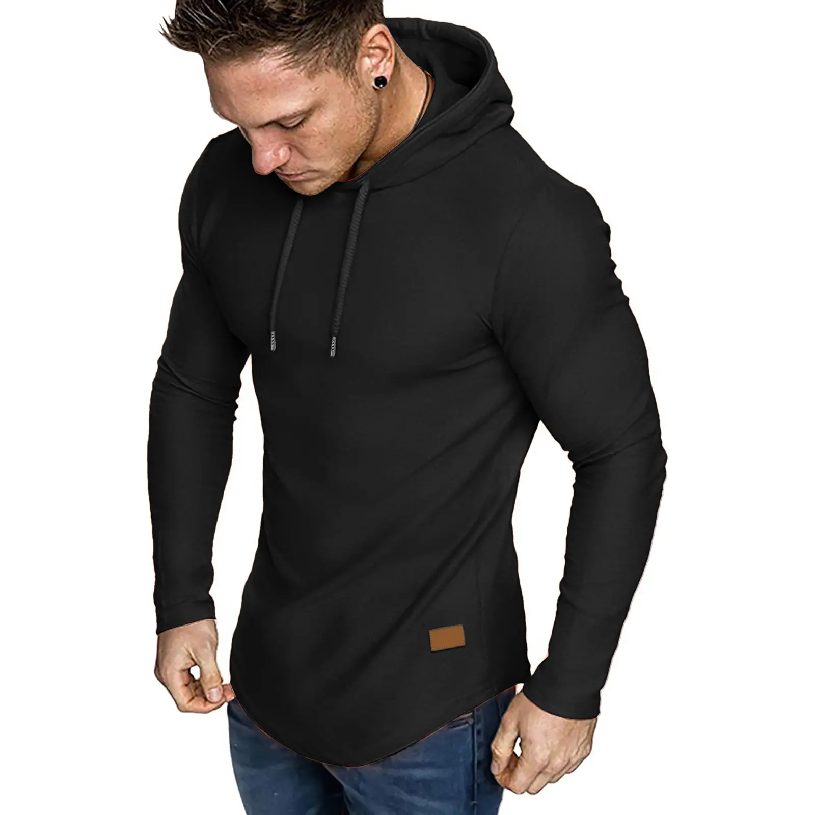 JMIERR Mens Fashion Hoodies Fleece Long Sleeve Athletic Sweatshirt Pullover T Shirts Casual Sporty Hoodies Casual Pullover Sweatshirts