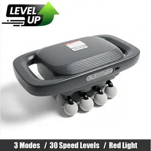 16 Ball Deep Tissue Fascia Massager with Heat Therapy, Wireless Handheld Full Body Muscle Pain Relief Device, Adjustable Speed Massage Tool for Home, Truck Driving, Office & Gym Recovery