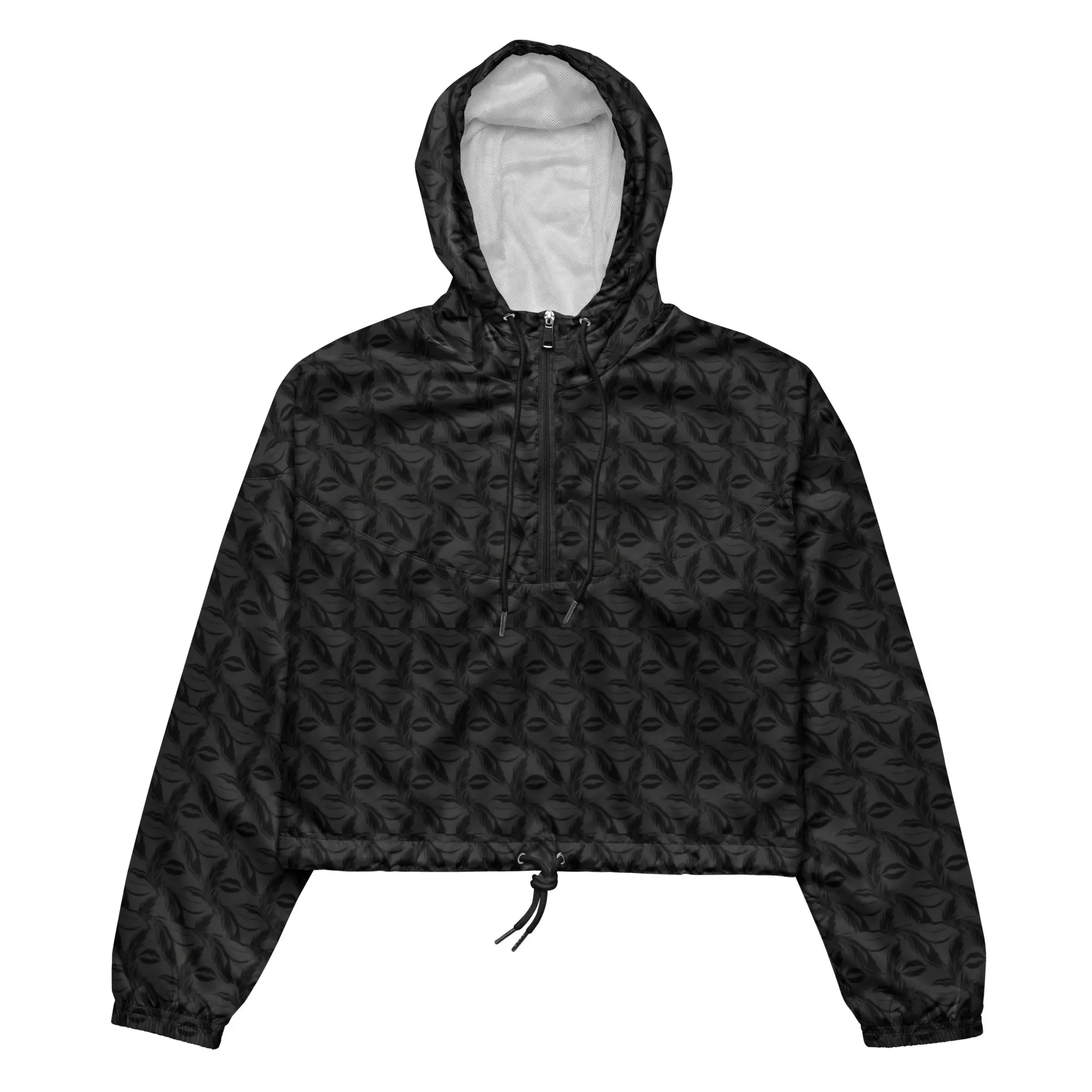 Whispering Feathers cropped windbreaker