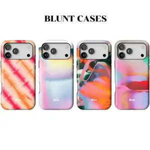 Blunt Phone Case  Sunstripe - Soft Haze - Nori - Miri  Multi Color Aesthetic iPhone Case For 17 16 15 14 13 12 11