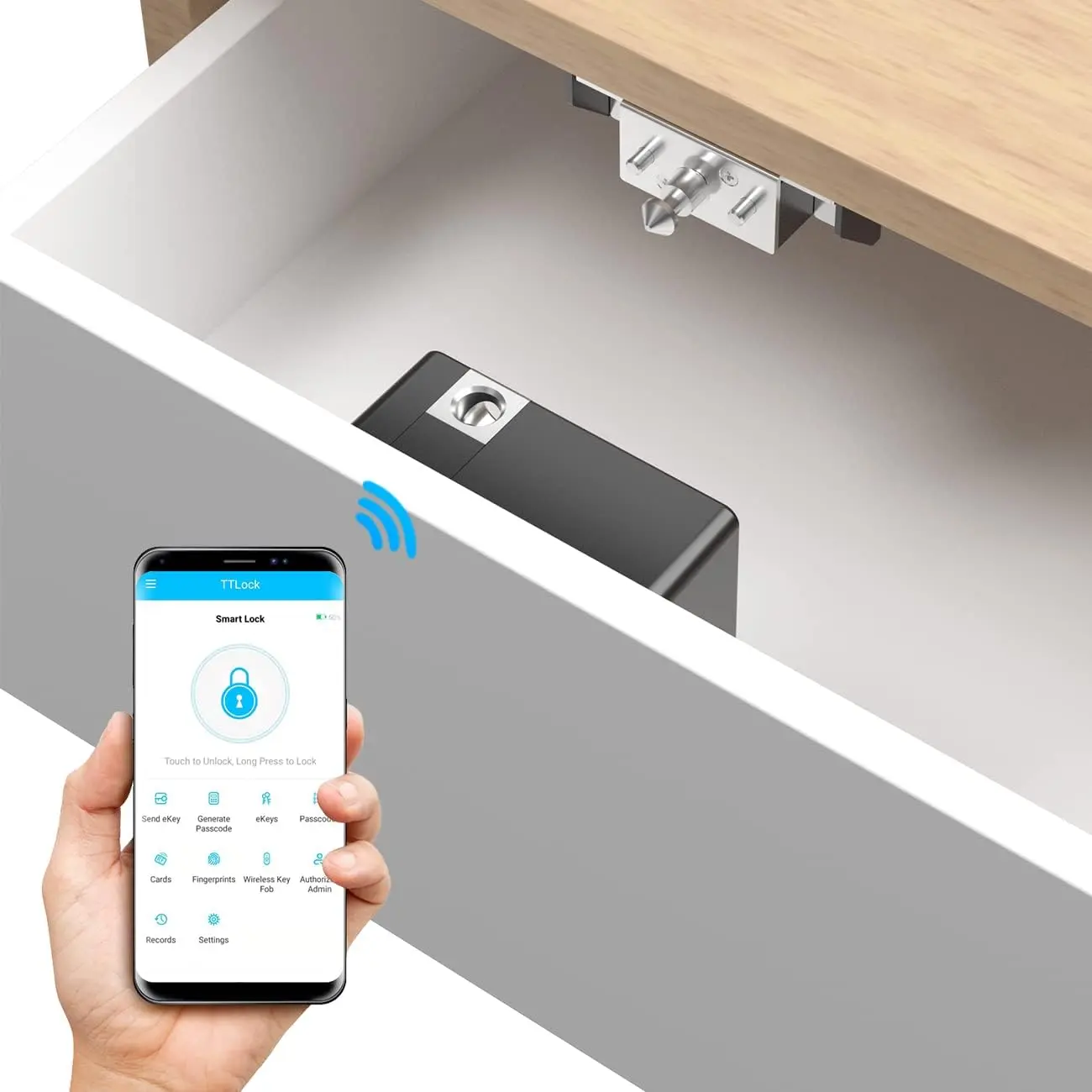 Nfc Locket Electronic Cabinet Lock, Smart NFC RFID Locks - TikTok Shop